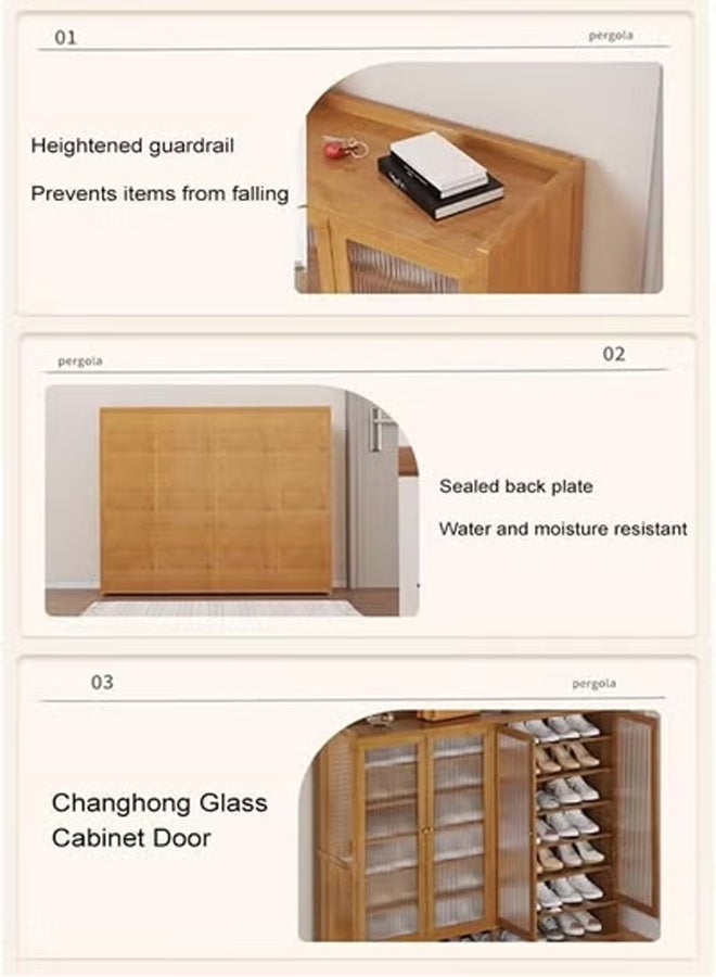 keke Large Capacity Entryway Storage Dustproof Shoe Cabinet - Image 4